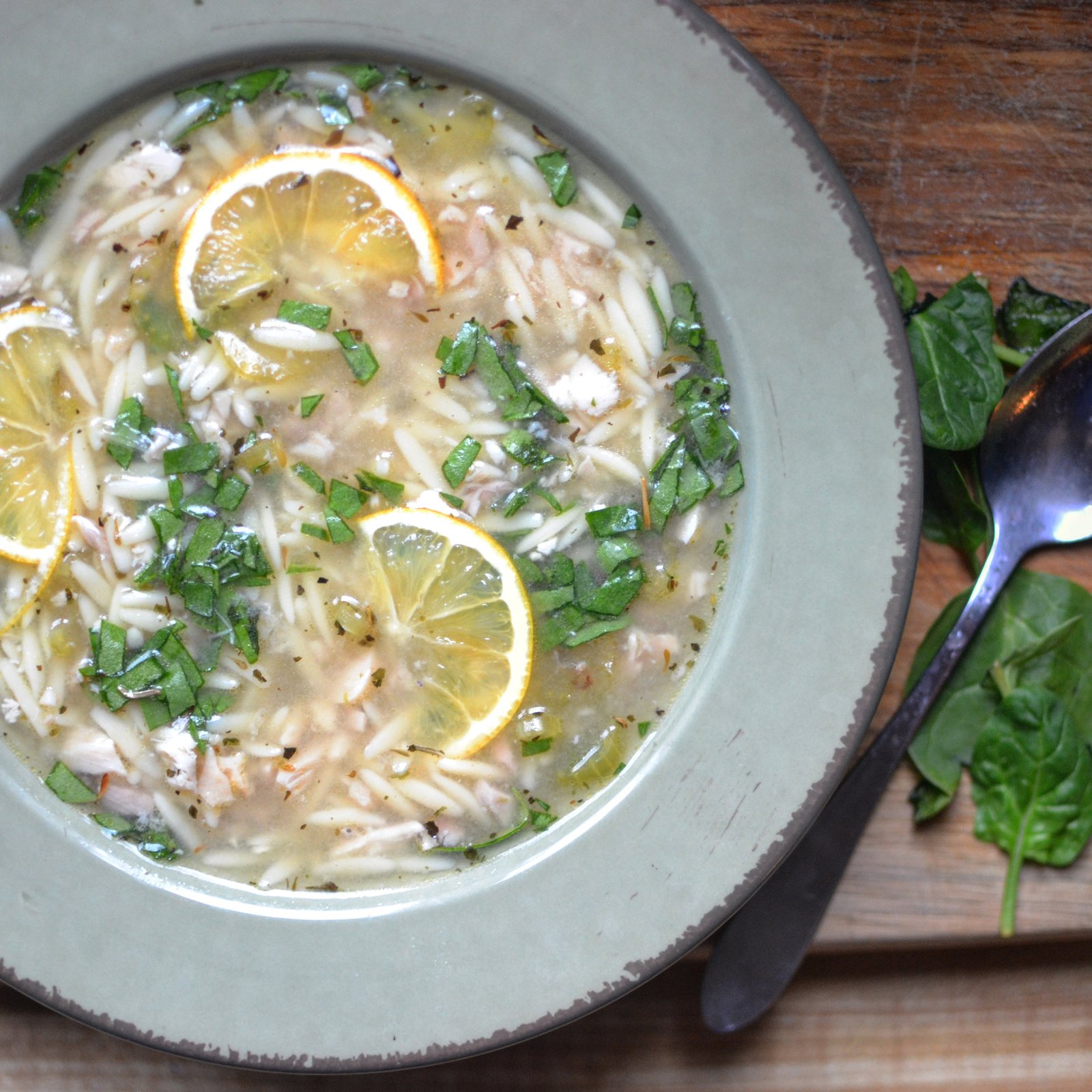 Copycat Panera Chicken Orzo Lemon Soup