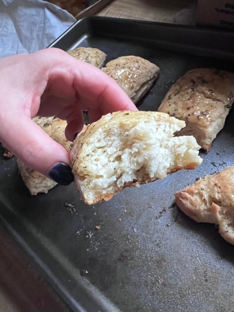 fluffy biscuit