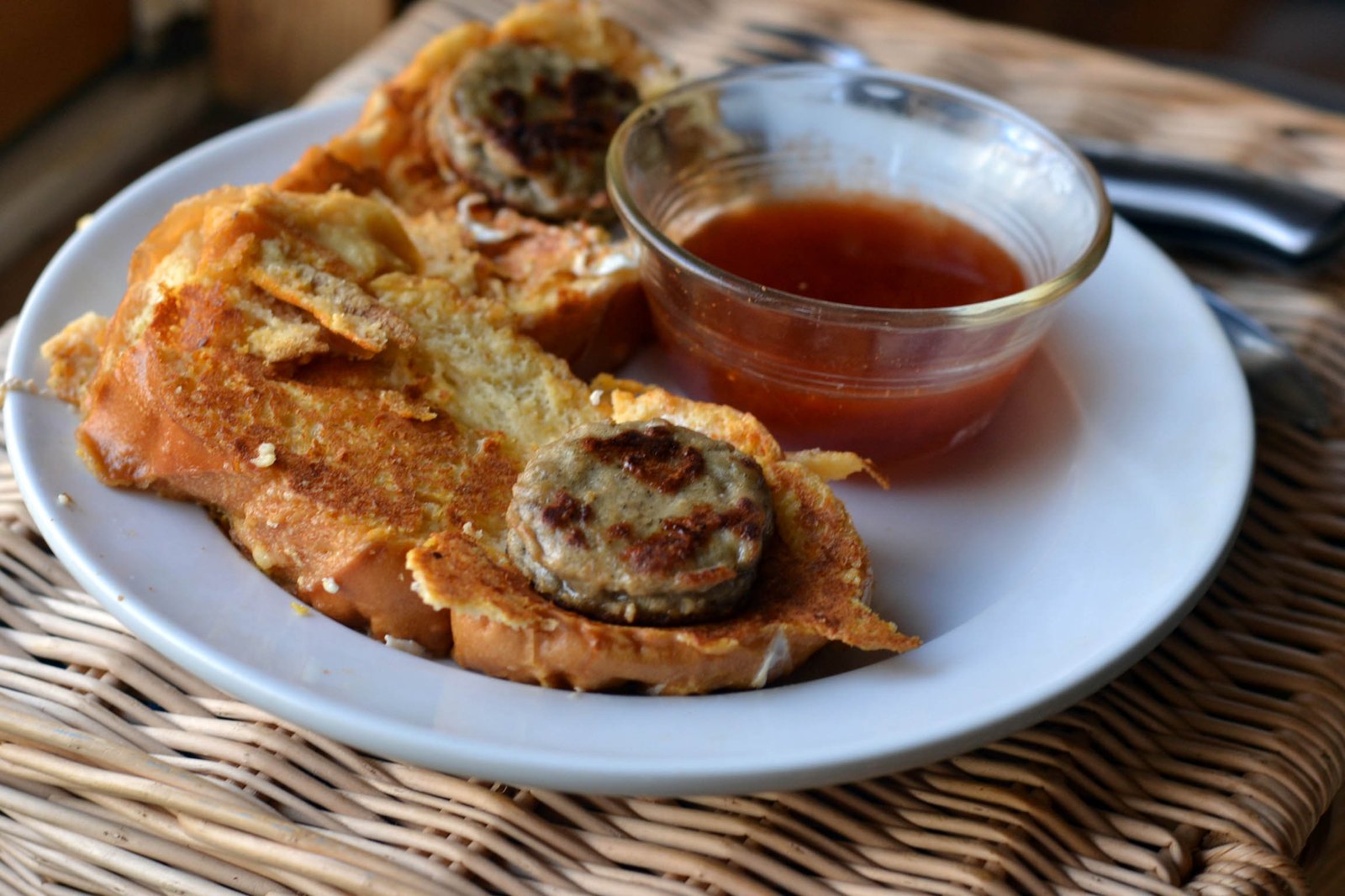 Bacon Pancake Dippers