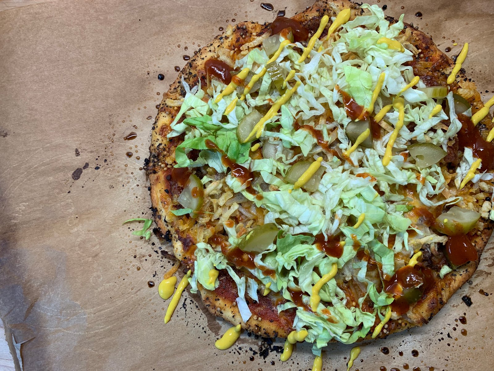 Cheeseburger Pizza
