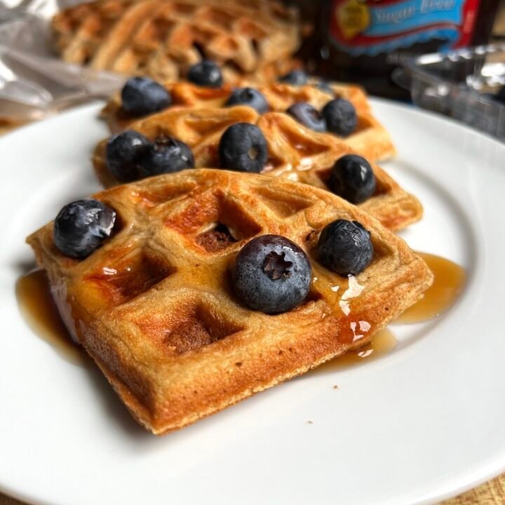 these are protein waffles with 9 grams of protein per waffle