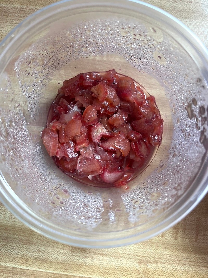 rhubarb compote