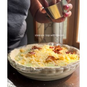 adding bacon to quiche - only 7 weight watchers points