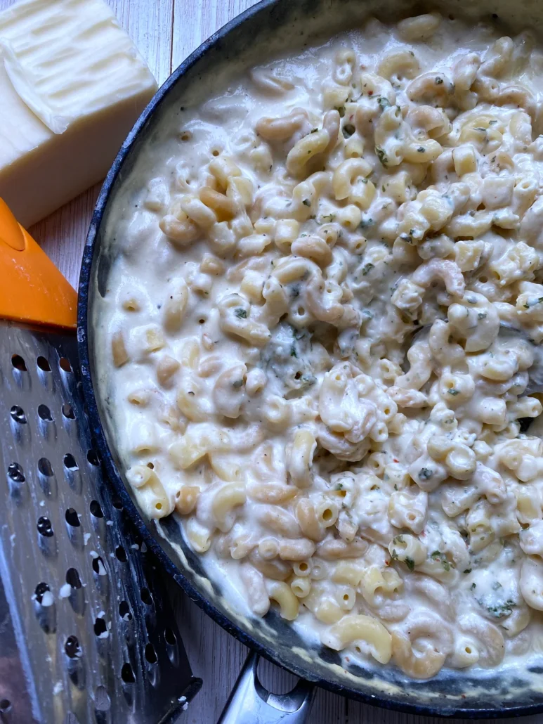 this is a whole wheat pasta mac n cheese
